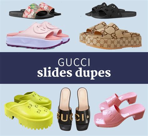 pink gucci slides dupe|Gucci knock off heels.